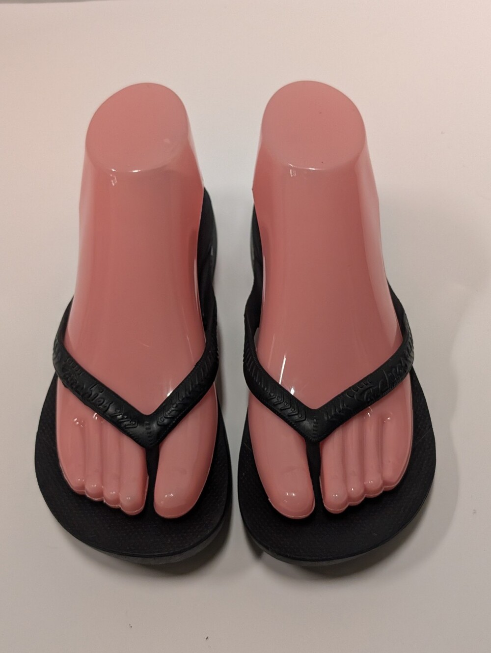 Archies Arch Support Flip Flops Black Unisex Women's 6 Men's 5 Sandals
